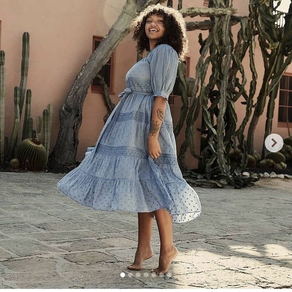 Doen Dresses & Skirts - Doen Minetta Dress in Ciel Size Medium